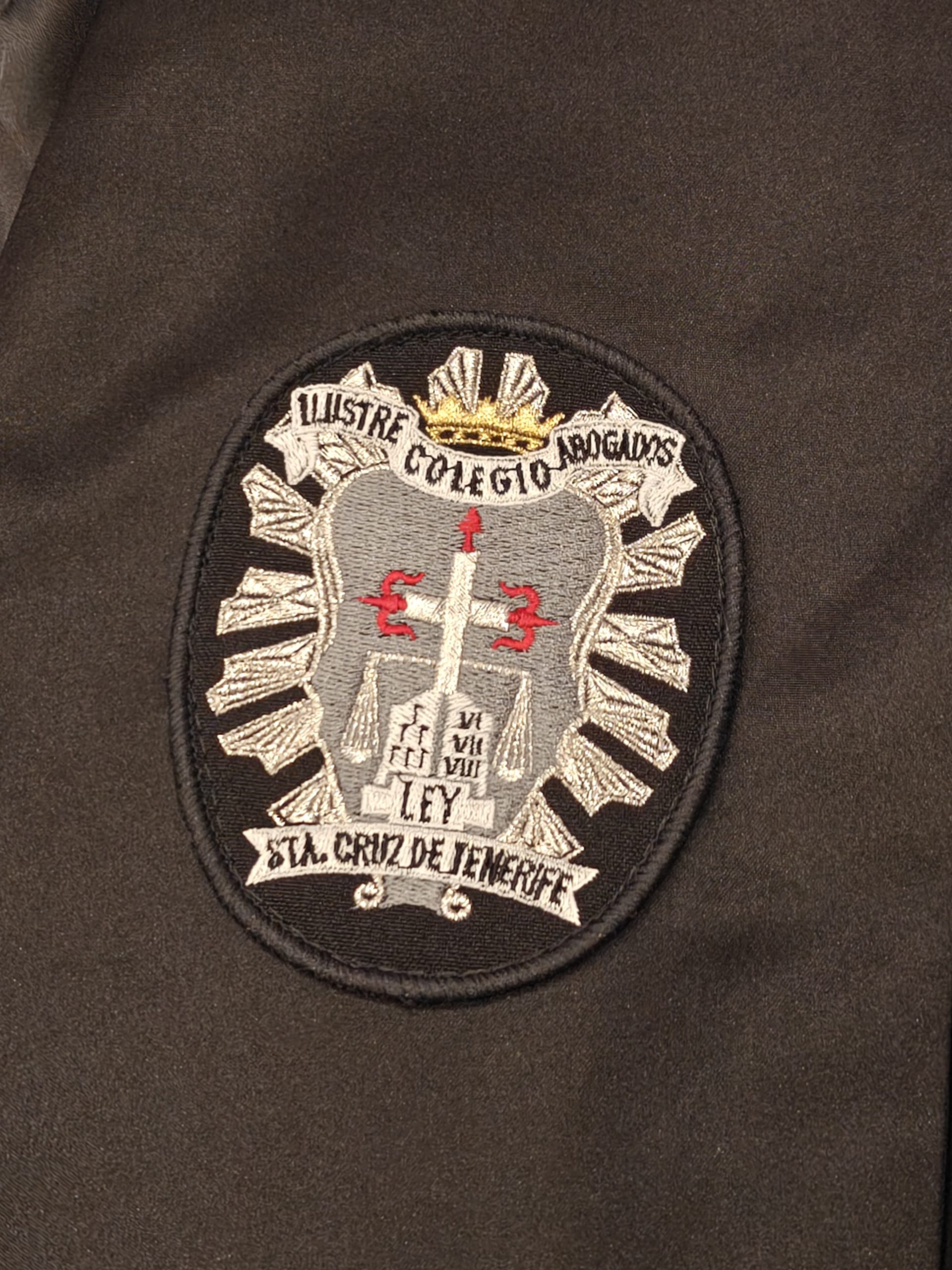 ESCUDO ICATF EN TOGA